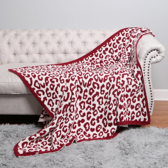 P/S New Colors! Leopard Print Luxury Soft Throw Blanket·50x 60·ComfyLuxe - Picture 9 of 12